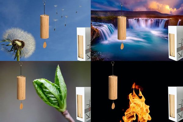 Vergelijkingsgids Koshi Windgongs : Aria, Aqua, Terra en Ignis - Gaiachimes