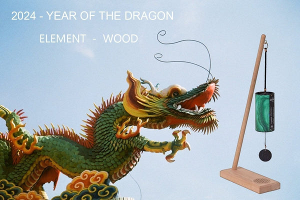 2024 Jaar van de Houten Draak: Windgongs voor het Element Hout - Gaiachimes
