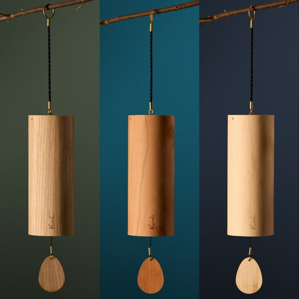 Koshi Earth Symphony Set of 3 Chimes. Made in France - wind chime set
